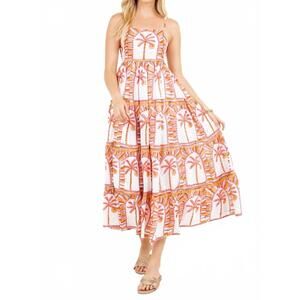 NEW BRISARA isla maxi dress in tulum palm
